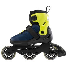 Rollerblade Inline Skates Microblade 3WD (Rollen: 80mm/82A, Kugellager: SG3) royalblau/lime Kinder